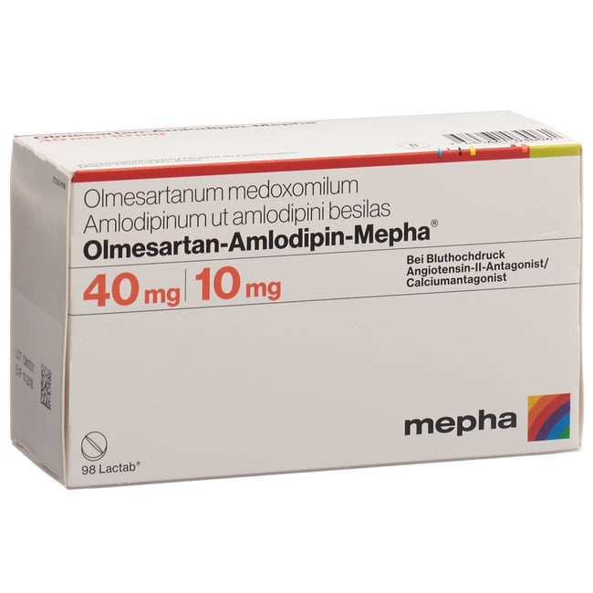 OLMESARTAN Mepha Teva cpr pell 10 mg 98 pce