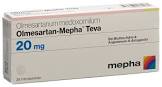 OLMESARTAN Mepha Teva cpr pell 20 mg 98 pce