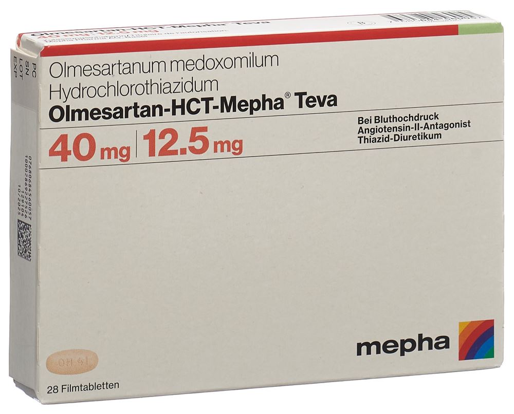 OLMESARTAN Mepha Teva cpr pell 40 mg 28 pce
