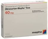 OLMESARTAN Mepha Teva cpr pell 40 mg 98 pce