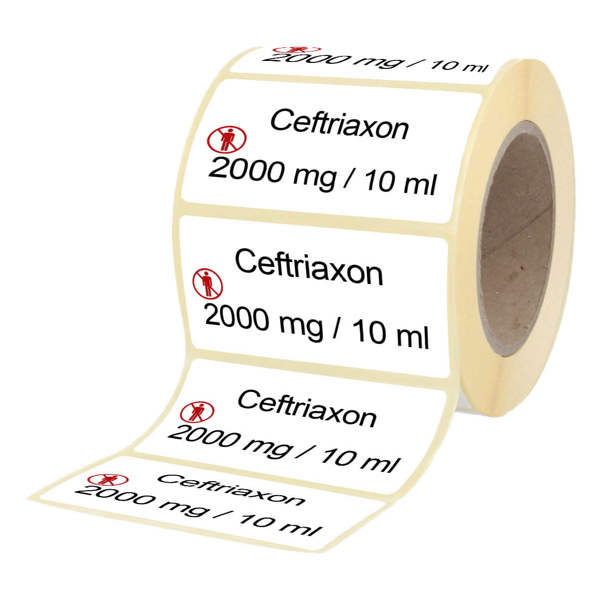 CEFTRIAXON Lagap 2000 mg i.v. / 2000 mg / 10 flaco