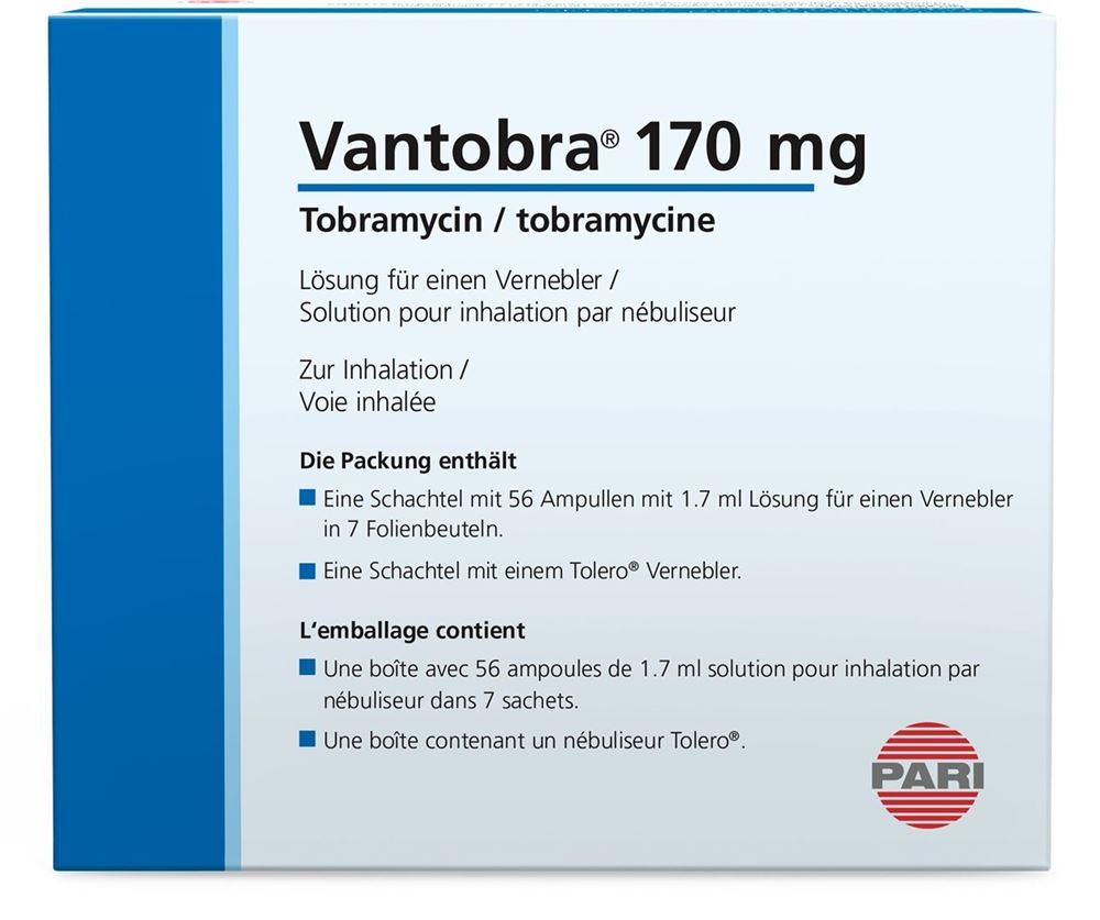 Vantobra 170 mg, Lösung für einen Vernebler