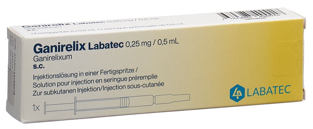 Ganirelix Labatec 0,25 mg, solution injectable en seringue préremplie