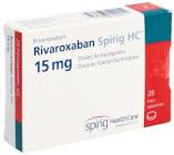 Rivaroxaban Spirig HC 15 mg, Filmtabletten