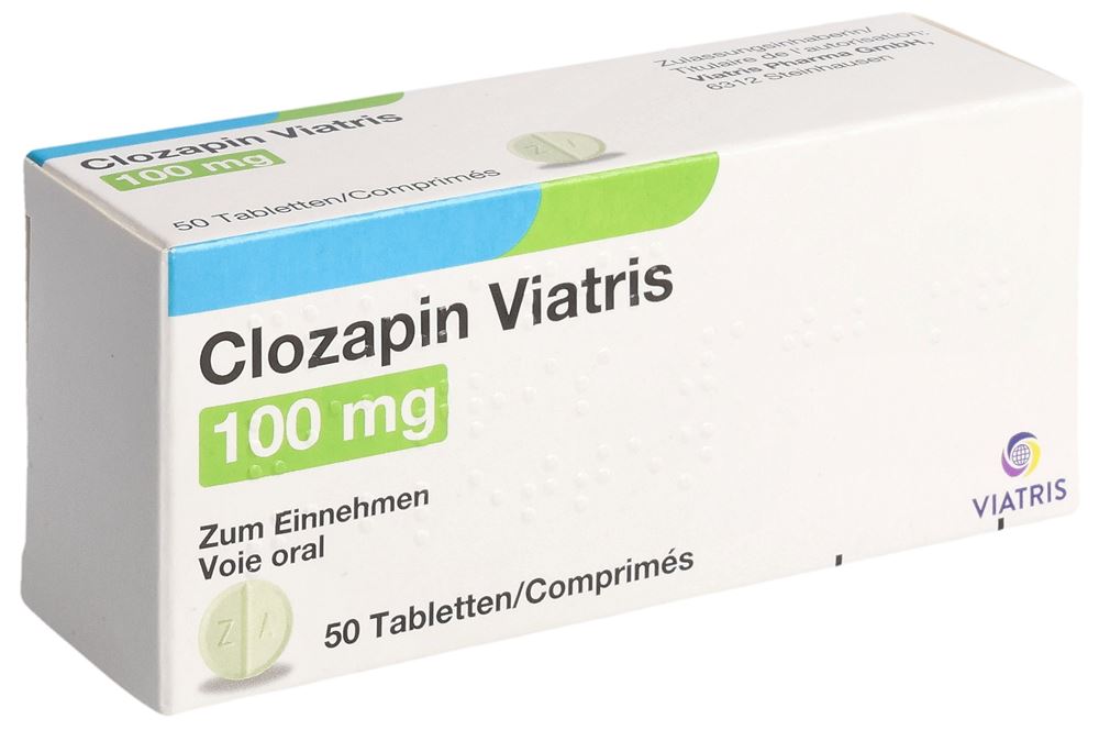CLOZAPIN Viatris cpr 100 mg 50 pce