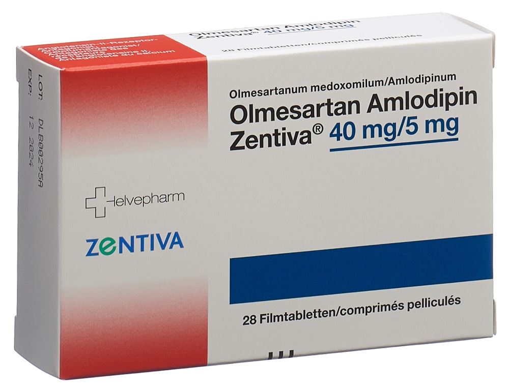 OLMESARTAN AMLO Zentiva cpr pell 40/5 mg 28 pce