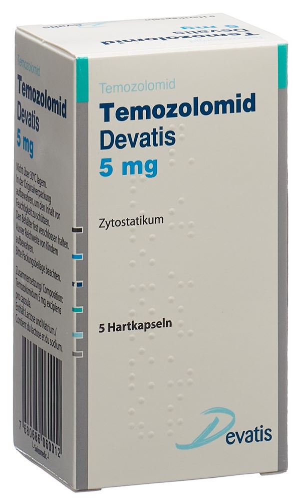 TEMOZOLOMID Devatis caps 5 mg fl 5 pce