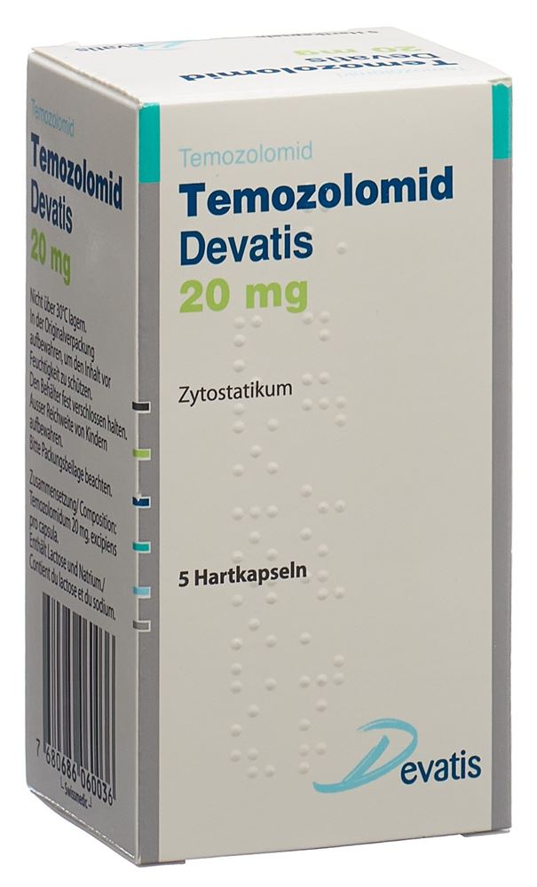 Temozolomid Devatis 20 mg, Kapseln
