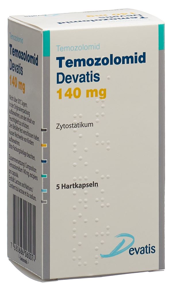 Temozolomid Devatis 140 mg, Kapseln