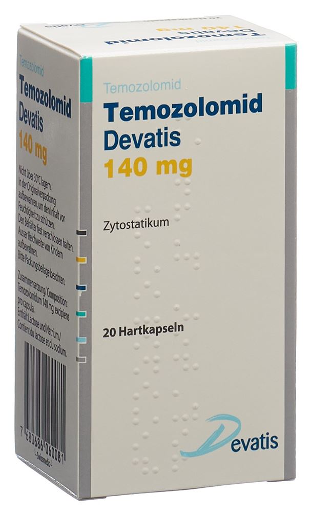 Temozolomid Devatis 140 mg, Kapseln