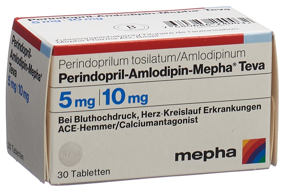 PERINDOPRIL Amlodipin-Mepha Teva 5/10mg 30 pce