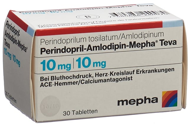 PERINDOPRIL Amlodipin-Mepha Teva 5/10mg 30 pce