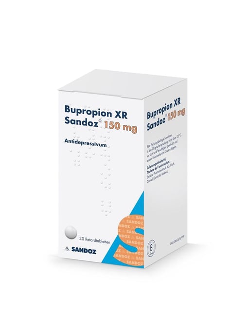 BUPROPION XR Sandoz cpr ret 300 mg 30 pce