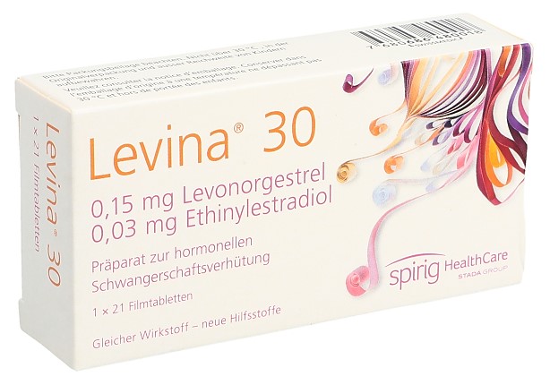 Levina 30, Filmtabletten