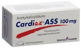 ASS Cardio Zentiva 100 mg, Magensaftresistente Tabletten