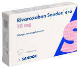 Rivaroxaban Sandoz eco 10 mg, Filmtabletten