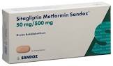Sitagliptin Metformin Sandoz 50 mg/500 mg, Filmtabletten