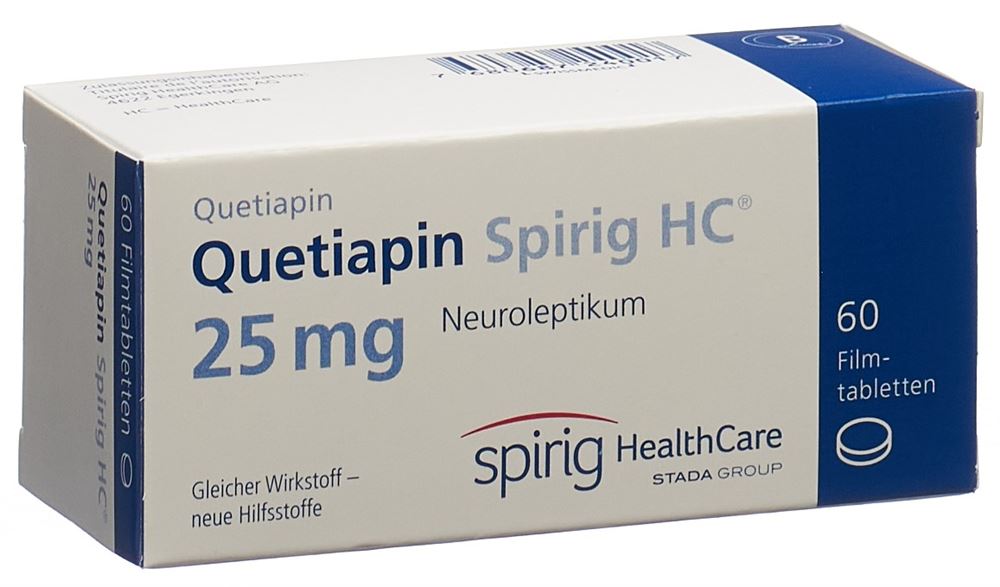 Quetiapin Spirig HC 25, Filmtabletten