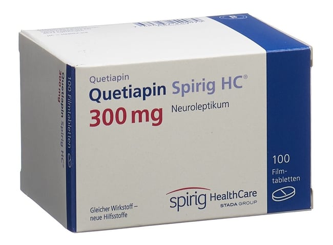 Quetiapin Spirig HC 100, Filmtabletten