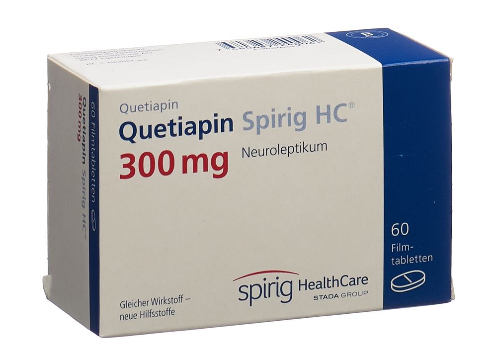 Quetiapin Spirig HC 300, Filmtabletten