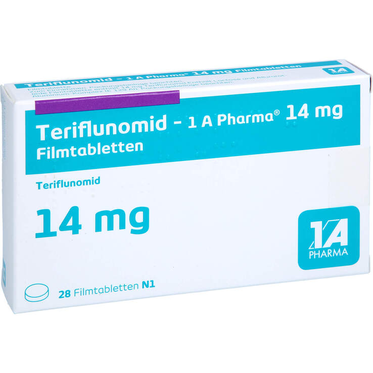 Teriflunomid-Mepha 14 mg, Filmtabletten