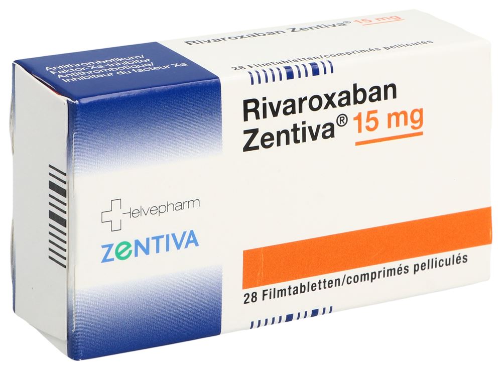 RIVAROXABAN Zentiva cpr pell 15 mg 28 pce