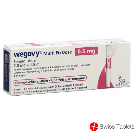 Wegovy Multi FixDose 0.5 mg, Injektionslösung im Fertigpen