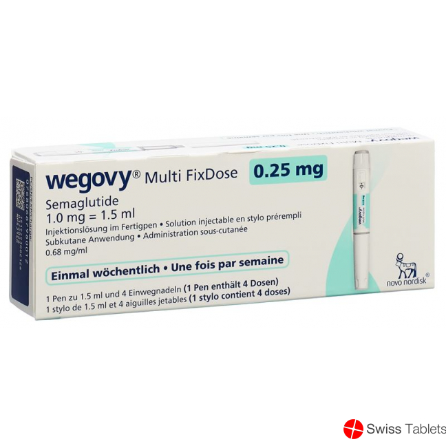 Wegovy Multi FixDose 0.5 mg, Injektionslösung im Fertigpen