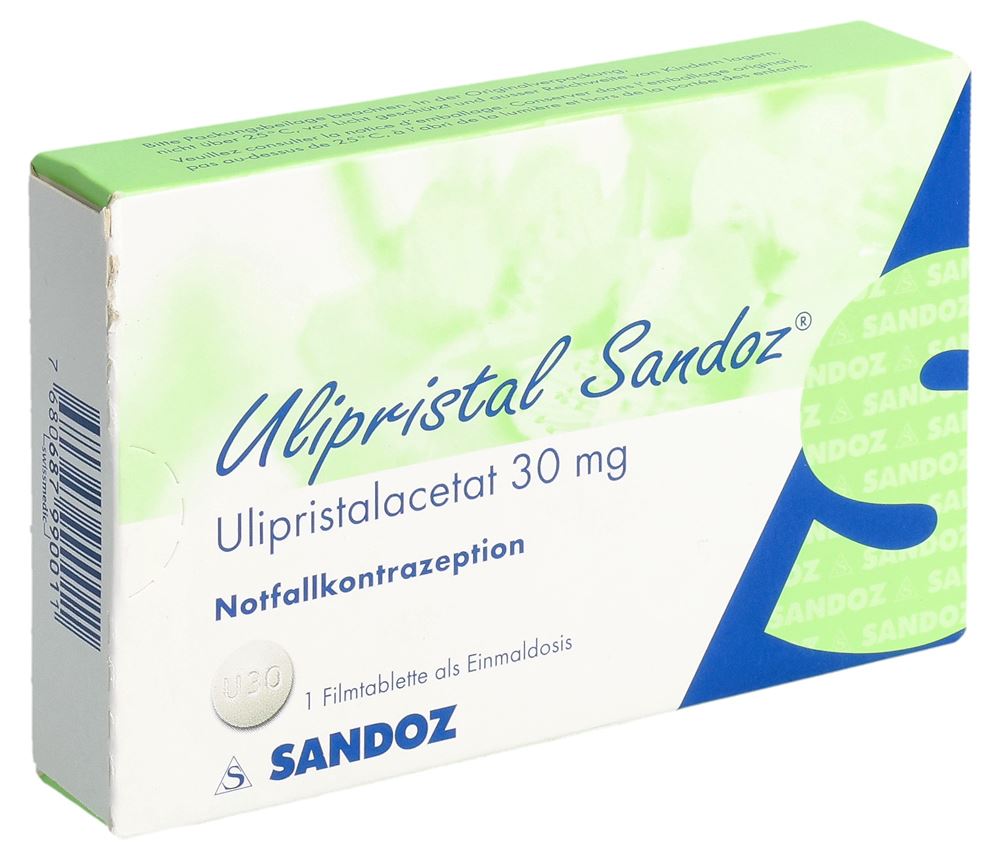 Ulipristal Sandoz, Filmtablette