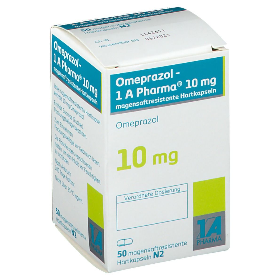 Omeprazol Xiromed 10 mg, magensaftresistente Hartkapseln