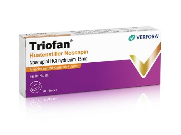 Triofan Antitussif Noscapine, comprimés enrobés