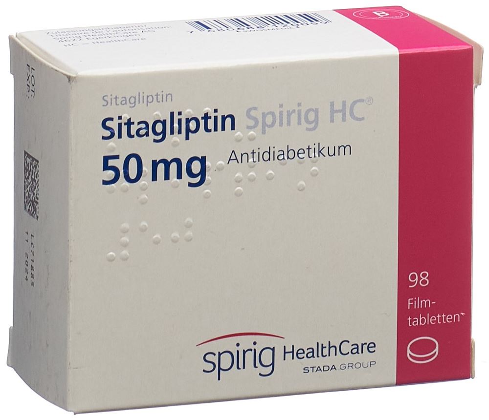 Sitagliptin Spirig HC 50 mg. Filmtabletten