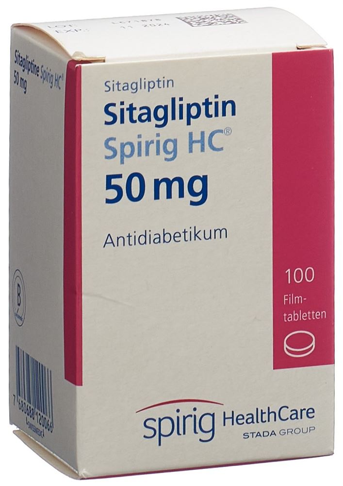 Sitagliptin Spirig HC 50 mg. Filmtabletten