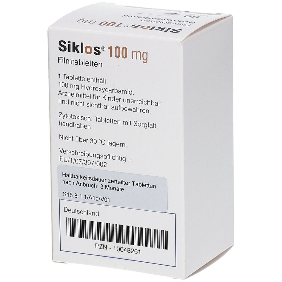 Siklos 100 mg, comprimés filmés sécables