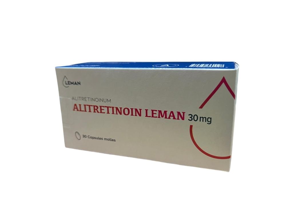 Alitretinoin Leman 30 mg, capsules molles