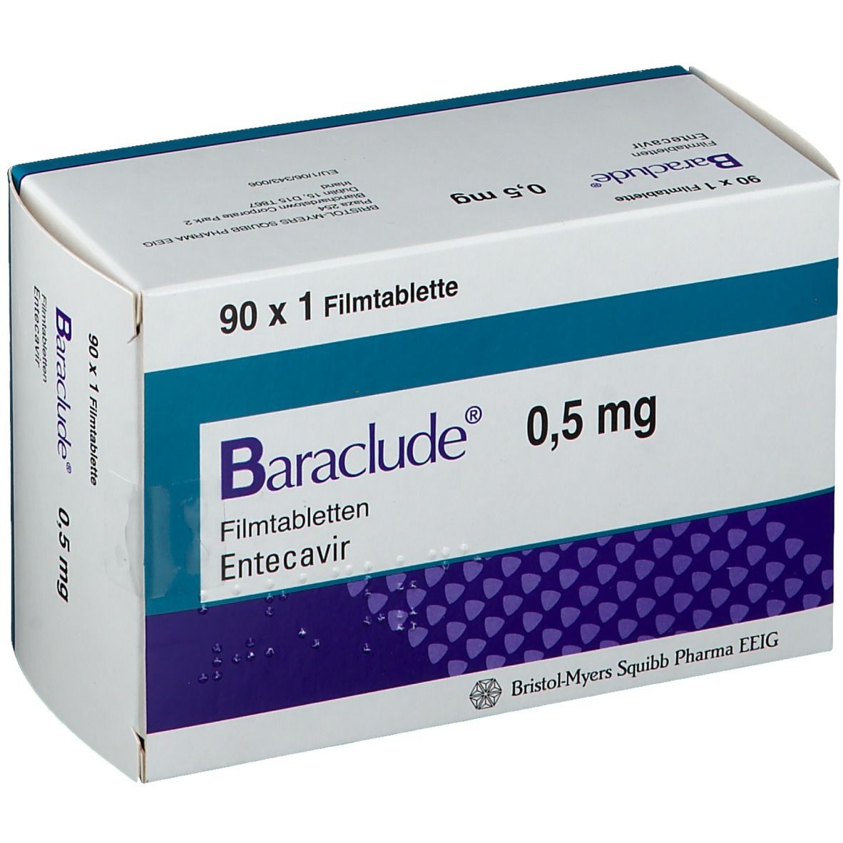 Baraclude 0.5 mg, Filmtabletten