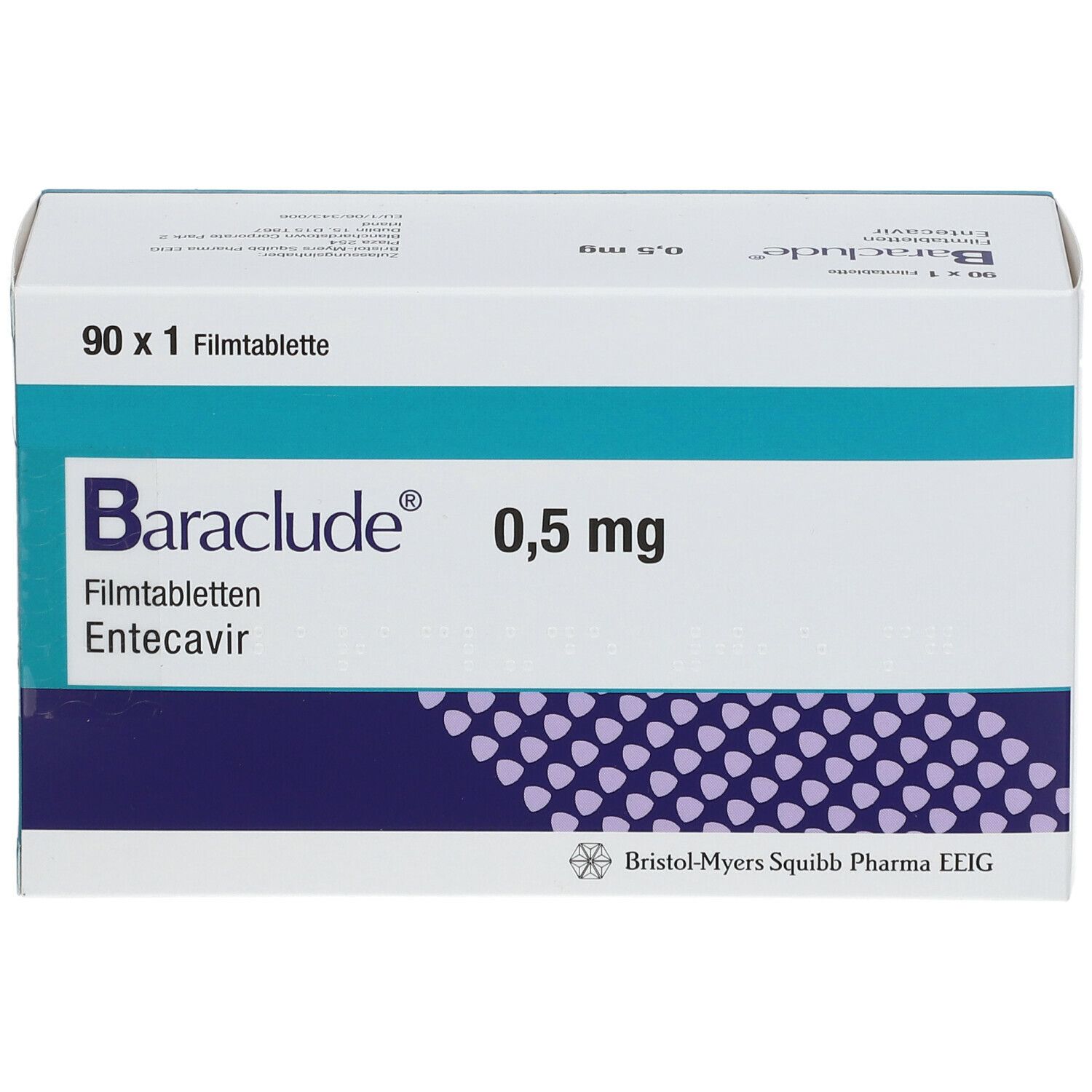 Baraclude 0.5 mg, Filmtabletten
