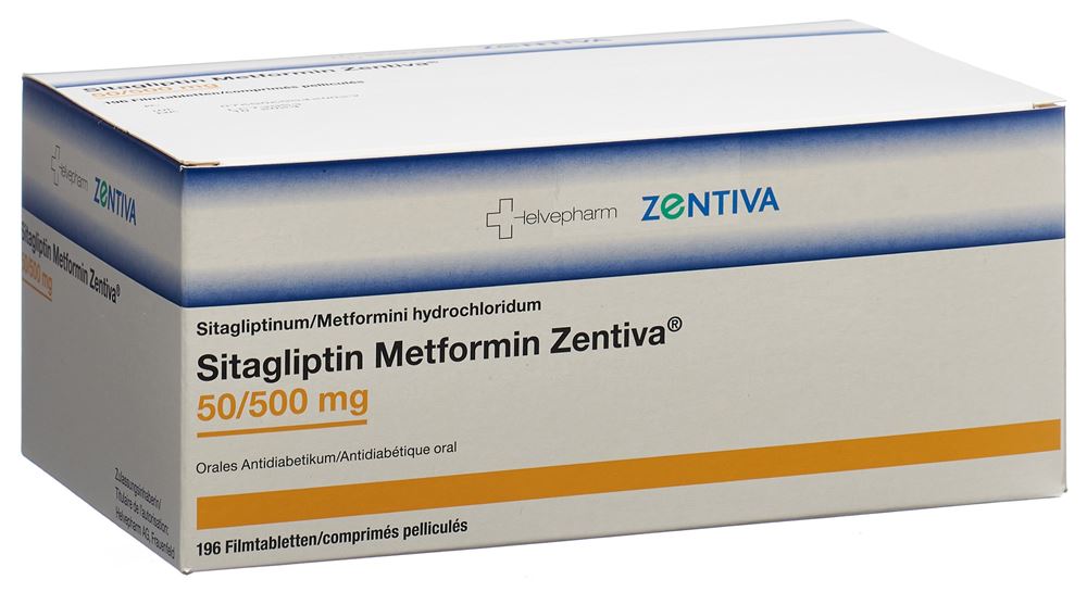 SITAGLIPTIN Metformin Zentiva 50/500mg 196 pce