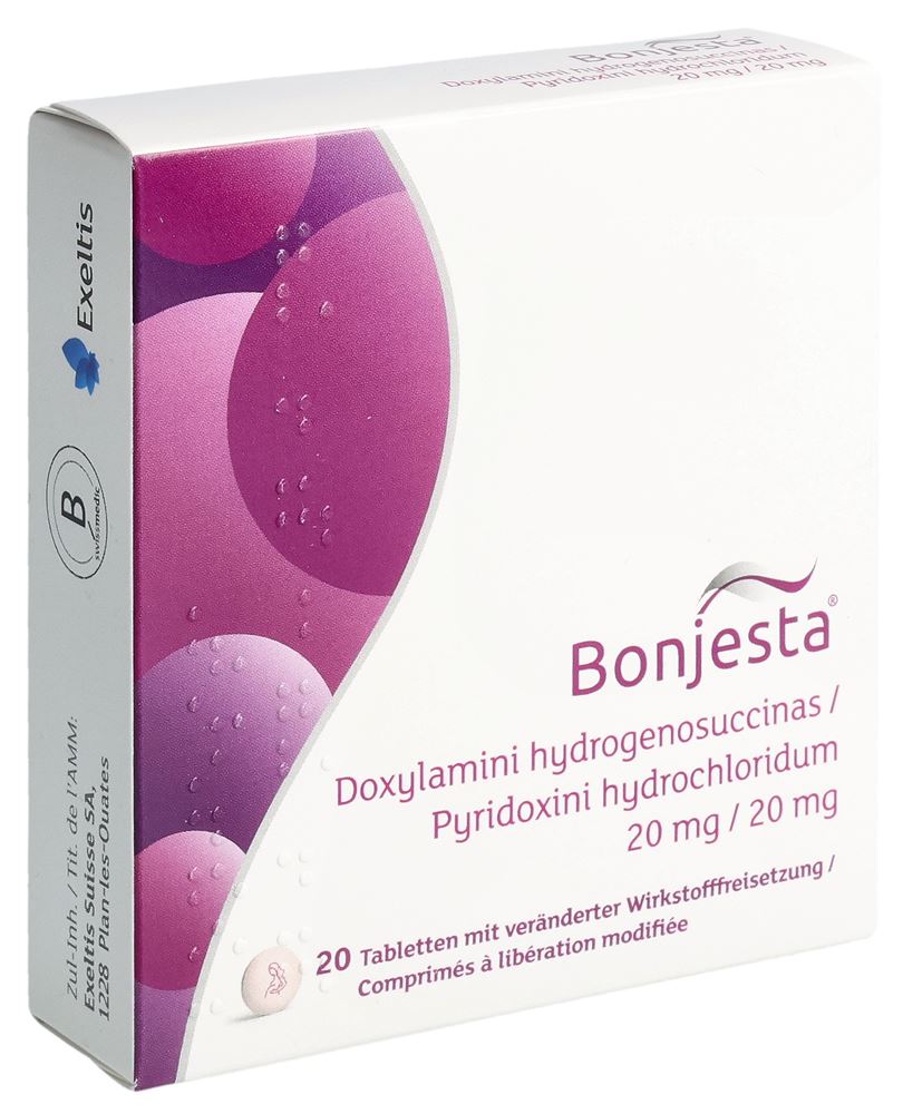 Bonjesta 20 mg / 20 mg, Tablette mit veränderter Wirkstofffreisetzung