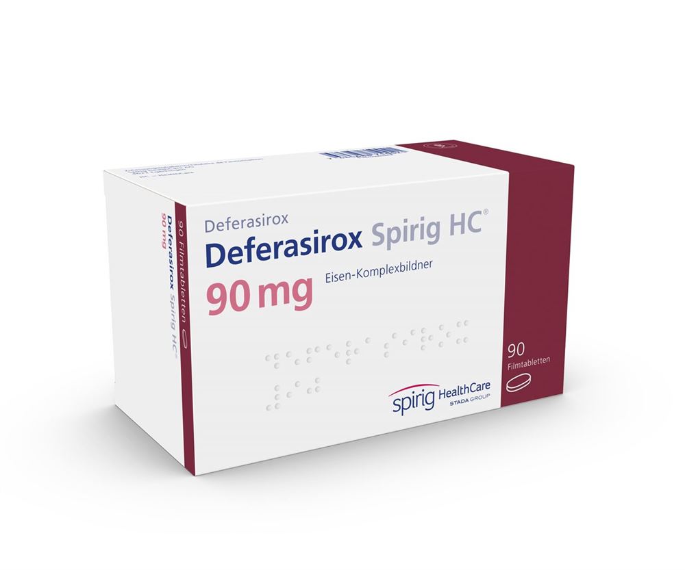 Deferasirox Spirig HC 90 mg, Filmtabletten