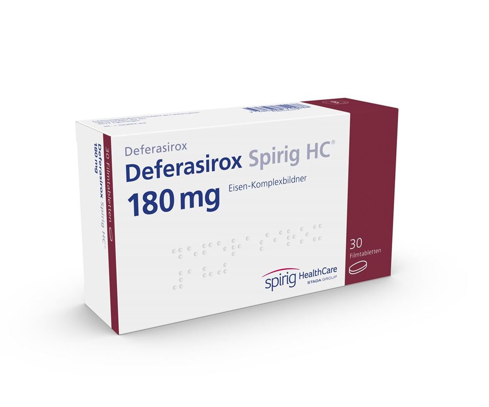 Deferasirox Spirig HC 180 mg, Filmtabletten