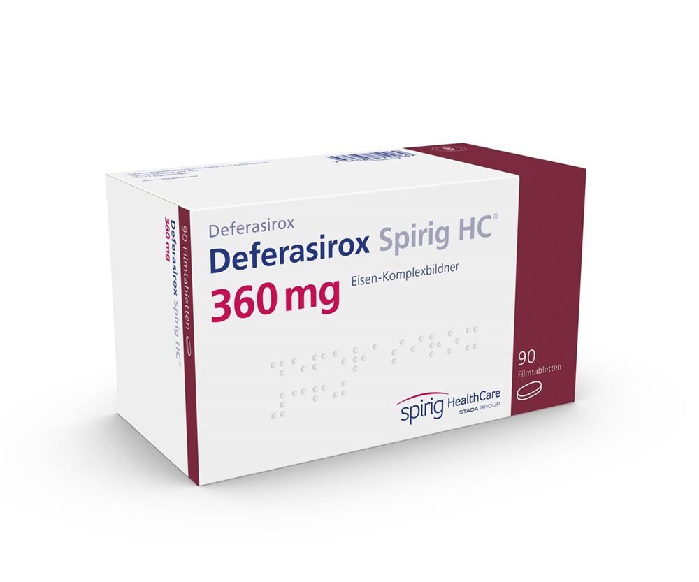 Deferasirox Spirig HC 360 mg, Filmtabletten