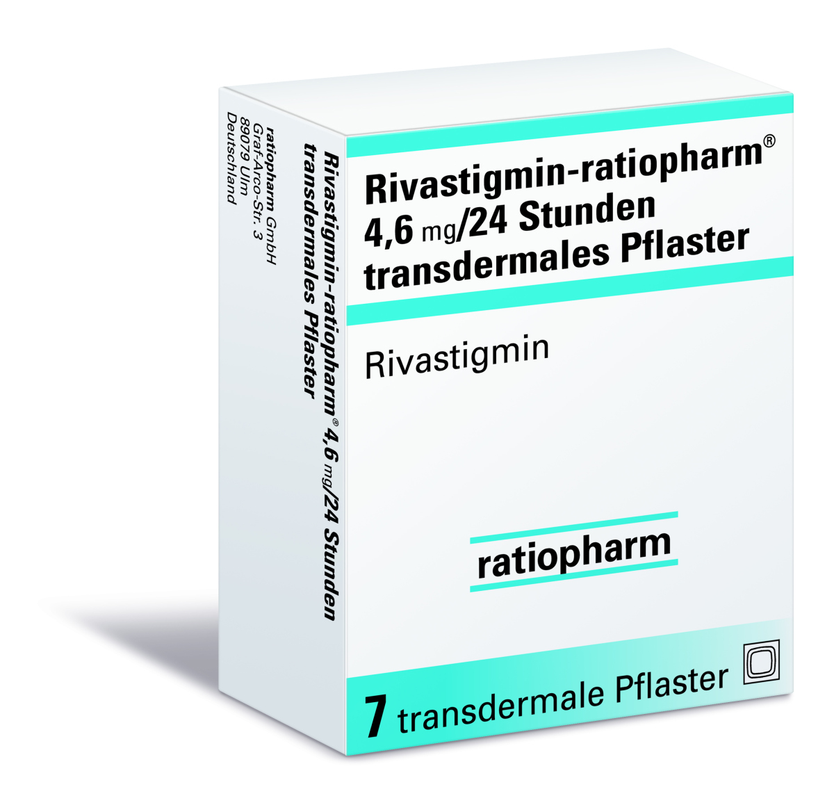 Rivasur zweimal wöchentlich 4,6 mg/24 Stunden, Transdermales Pflaster