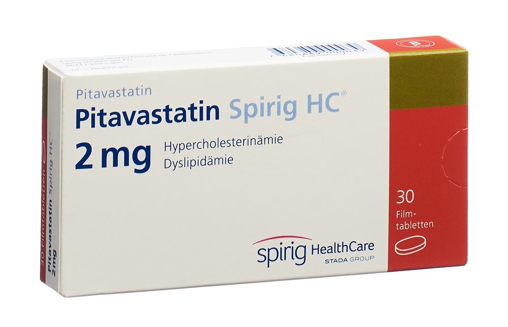 Pitavastatin Spirig HC 2 mg, Filmtabletten