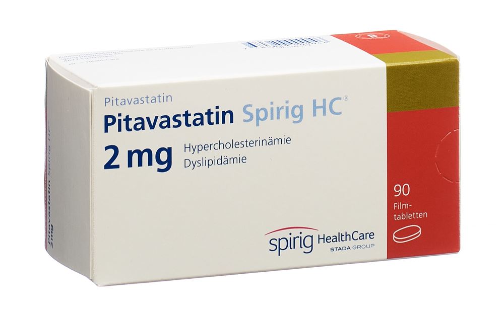 Pitavastatin Spirig HC 2 mg, Filmtabletten