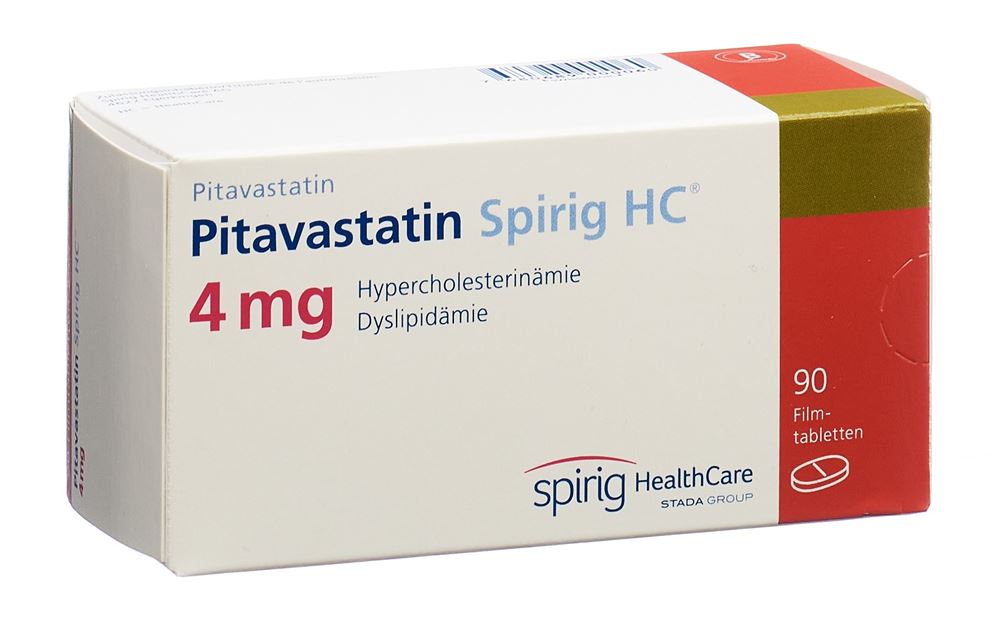 Pitavastatin Spirig HC 4 mg, Filmtabletten