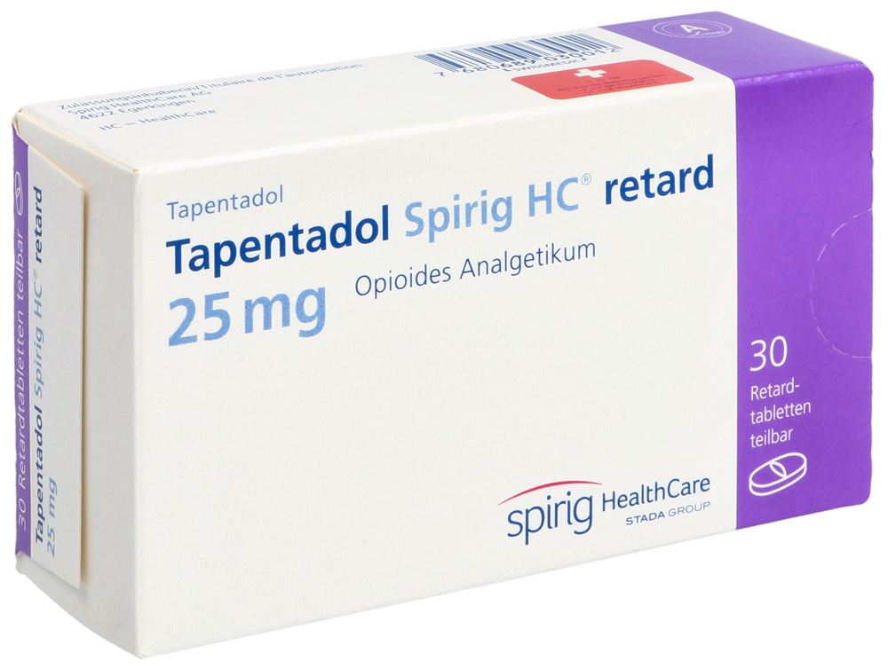 TAPENTADOL Spirig HC retard cpr ret 25 mg 30 pce