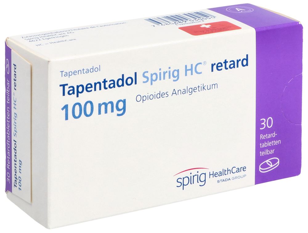 Tapentadol Spirig HC retard 100 mg, Retardtabletten