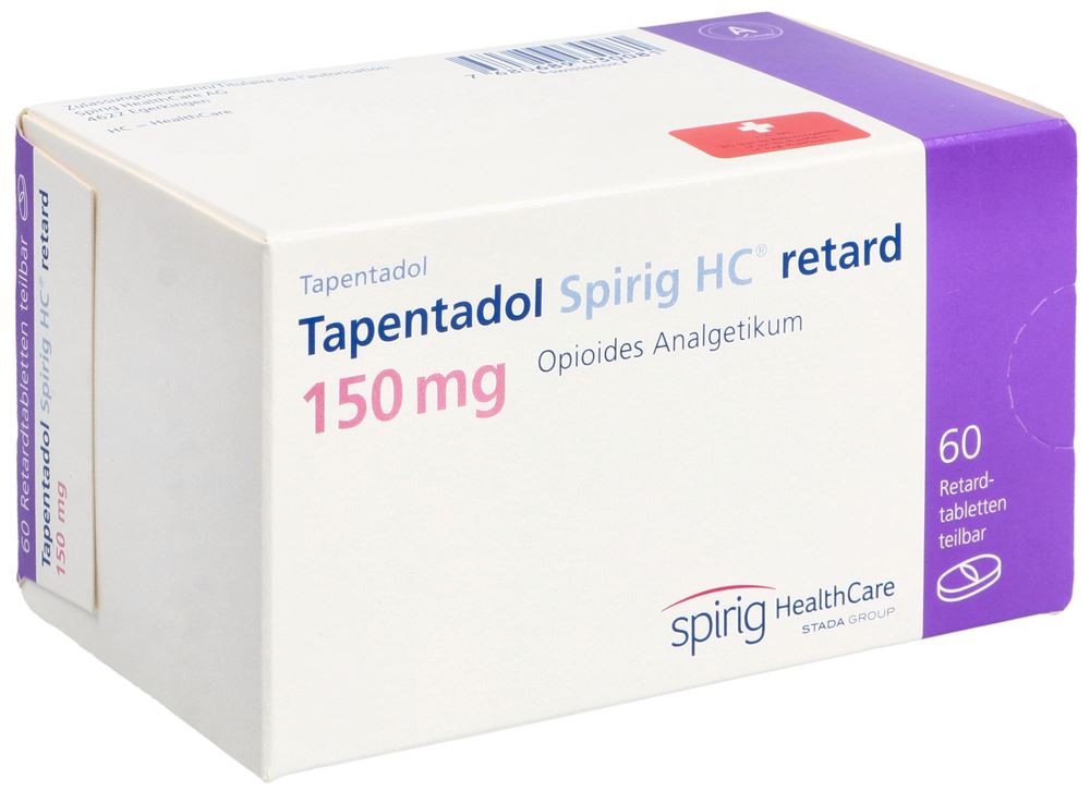 Tapentadol Spirig HC retard 150 mg, Retardtabletten