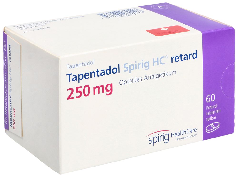 Tapentadol Spirig HC retard 250 mg, Retardtabletten